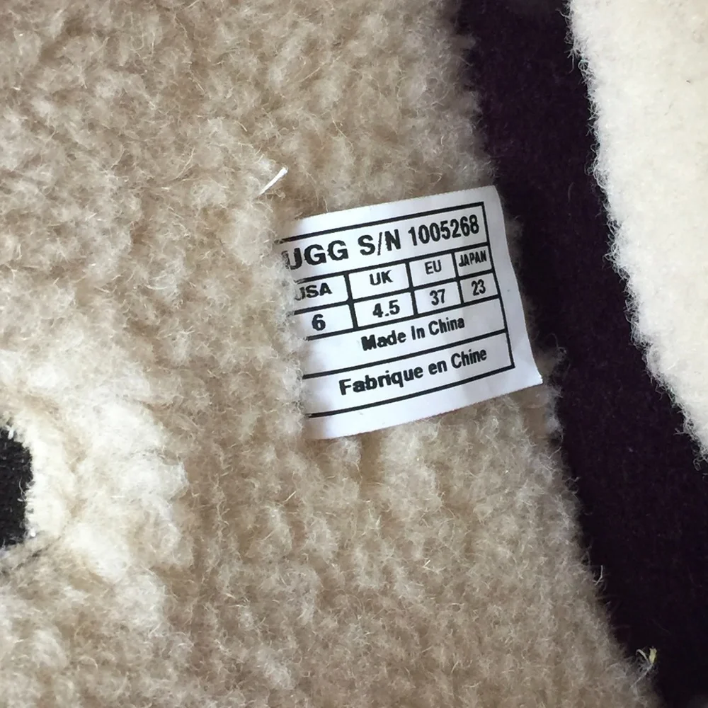 UGG Australia Thomsen Brown Suede Leather Boots 6 - Picture 8 of 8